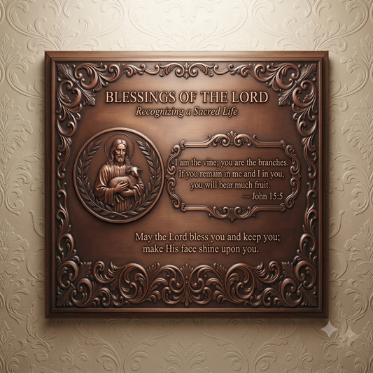 Custom Bronze Wedding Vow Plaque – The Heritage Edition